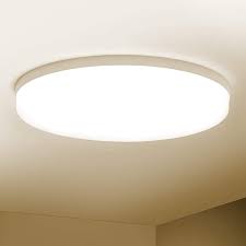 How much each fixture costs to install depends on the amount of work needing to be done to put in the new fixture and you most often see fluorescent lights in garages and workshops. Combuh Ceiling Light Led 48w 4320lm Easy To Install Ceiling Light For Modern Bedroom Living Room Kitchen Neutral White 4500k Round Diameter 30 Cm Amazon De Beleuchtung