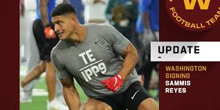 Maybe you would like to learn more about one of these? Nfl On Twitter Update Chilean Te Sammis Reyes Signs With Washingtonnfl H T Nflespanol