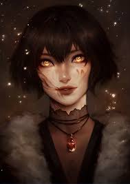 OC] My Earth Genasi sorcererwarlock, Sol. I hope you like her! : rDnD