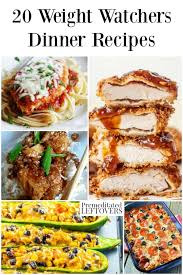 20 weight watchers dinner recipes with