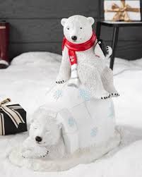 Shop a collection of lighted christmas decorations and display your choose anything from angels and bears to santa or flamingoes. Igloo And Penguin Polar Bear Christmas Outdoor Christmas Lights Christmas Yard Decorations