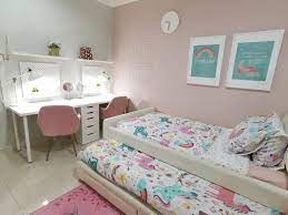 Kreativiti dekorasi bilik tidur untuk anak remaja: Set Bilik Tidur Kanak Kanak Ikea
