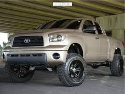 From regular, double and crewmax body styles, to 2wd or 4wd, to regular length or extended wheelbase, to just about any different engine size you can imagine, the tundra offers. Wheel Offset 2007 Toyota Tundra Aggressive 1 Outside Fender Suspension Lift 8 Anthem Wheels Anthem Off Road