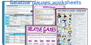 We did not find results for: Relative Clauses Worksheets