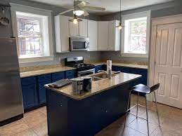 And, some cabinet painters may charge extra if they have to remove the doors to paint them. Stl Cabinet Refinishing And Painting Carter Custom Painting