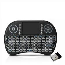 Amazon In Buy Loopan I8 Mini Wireless Keyboard And Mouse Touchpad With Backlight With Smart Function For Smart Tv Android Tv Box Raspberry Pi Android Ios Devices Black Online At Low Prices In India