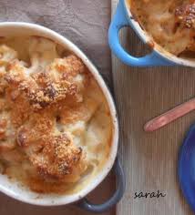 Choyx fkeur oum walid : Gratin De Choux Fleur En Cocotte Au Gran Grattugiato Le Sucre Sale D Oum Souhaib