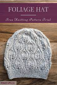 Knitting Leaves Try Out This Free Pattern At Knitspo Knitting Patterns Free Hats Ravelry Knitting Hat Knitting Patterns
