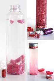 Fill the bottle right to the very top with. Valentines Sensory Bottle Or Glitter Glue Calm Down Jar