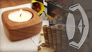 I measured and cut it (with my jigsaw) down to about 36 inches so it would be centered on. Handmade Wooden Tea Light Holders From Start To Finish Youtube