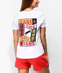 Black And White Vans Shirt Womens Women S Vans Clothing Zumiez Zumiez Clothes Vans Shirt