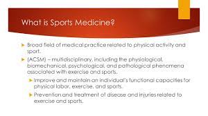 A sports medicine doctor may be known as a sports medicine. Chapter 1 Fitness Professionals Coaches And The Sports Medicine Team Defining Roles Ppt Video Online Download