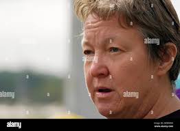 Dr. Cheryl Hamlin speaks with reporters outside the Jackson Women's Health  Organization clinic in Jackson, Miss., Wednesday, July 6, 2022. Hamlin is  one of a rotating group of physicians that provide abortions