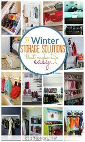 Simple open shelving in a closet could be used to organize scarves. Winter Storage Solutions And Organization Ideas That Make Life Easy Craftionary