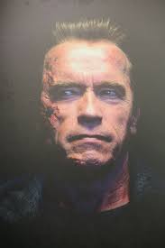 Terminator Genisys Schwarzenegger T-800 Battle Damage Make-Up Test