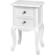 Maybe you would like to learn more about one of these? White Wooden Side Table With 2 Drawers Interior Flair