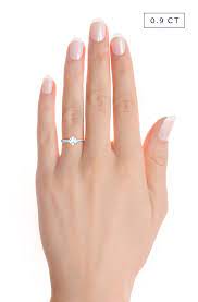 0 9ct Diamond On Hand Expensive Diamond Engagement Rings Engagement Rings Engagement Ring On Hand