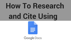 For untitled images, include a description of the image, in. How To Use Google Docs To Research And Cite Papers Youtube