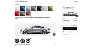 What colors do not have e in it? How Would You Spec Your Audi E Tron Gt Electric Sedan Carscoops