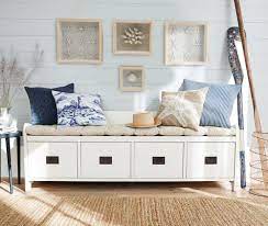 How to decorate a hallway entryway. Simple Coastal Entryway Storage Ideas With Benches Wardrobes Wall Shelves Diy Shop The Look Coastal Decor Ideas Interior Design Diy Shopping