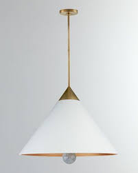 Kelly Wearstler Cleo Large Pendant Metal Pendant Light Kelly Wearstler Lighting Kelly Wearstler