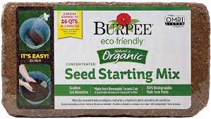 Then, once it reaches the seedling stage, it is transplanted to potting soil. Amazon Com Burpee Organic Coconut Coir Concentrated Seed Starting Mix 16 Quart Garden Outdoor