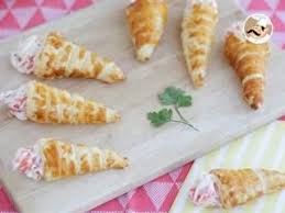 Cornets Feuilletes Saumon Ciboulette Photo 2 Recette Apero Facile Recette Feuillete