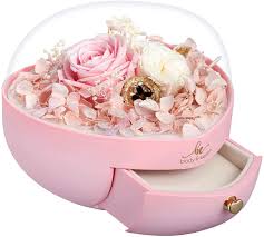 When it comes to making the best birthday plan for your loved one, you should definitely not forget about including a delicious birthday cake for girlfriend. Buy Body Earth Eternal Rose Gifts For Her 3 Preserved Real Roses Heart Shape Jewelry Gift Box Enchanted Rose For Girlfriend Birthday Gifts Valentines Day Anniversary Pink White Online In