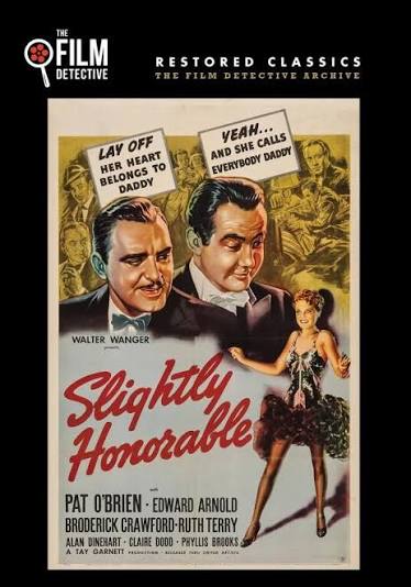 Amazon.com: Slightly Honorable (The Film Detective Restored Version) : Pat  O'Brien, Edward Arnold, Broderick Crawford, Ruth Terry, Tay Garnett: Movies  & TV
