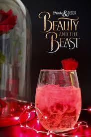 Disney S Beauty And The Beast Inspired Cocktails Enchanted Rose Drink Rose Wine Be Our Guest Drinks Rose Drink Drinks Alcohol Recipes