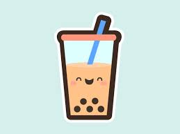 Cute Boba Milk Tea Milk Tea Tea Logo Tea Illustration