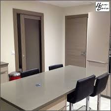 Un Chantier Hen Bois Bloc Porte Garofoli Gamme Gabilia Modele 2 F Finition Chene Gris Crete Serrure Magnetique Chrome Satine Home Home Decor Furniture