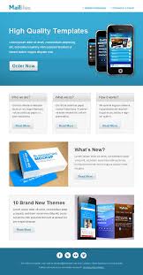 Business Email Template In Blue Color Scheme Email Newsletter Free Email Template Business Email Newsletter Template Mail Template