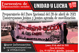 Nosotros no escogimos esa fecha, mucho menos en medio de una coyuntura como esta, los hechos se han precipitado con la presentación. Comite De Paro Antioquia Home Facebook