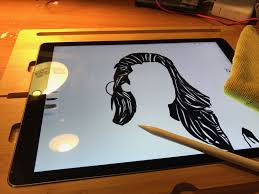 Using My Ipad Pro And Apple Pencil To Draw Hair Apple Pencil Ipad Apple Pencil Ipad