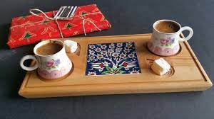 kahve sunumu zerafet ister ahsapzadem ceramica pintada a mano ceramica pintada bandejas