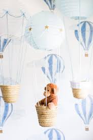 Up Up And Away A Baby Boy S Nursery Project Nursery Hot Air Balloon Nursery Hot Air Balloon Nursery Boy Baby Boy Room Themes