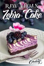 Raw Vegan Zebra Cake Recipe Raw Vegan Cake Desserts Vegan Cake Recipes