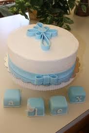 Torte Zur Taufe Mit Kreuz Und Schleife Aus Fondant Torte Taufe Schleife Aus Fondant Taufe Kuchen