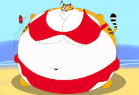 Bikini Master Tigress's Fizzy Soda Inflation by Rebow19 -- Fur Affinity  [dot] net