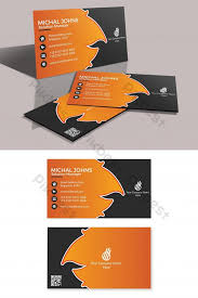 Modern vertical business card maker for a digital designer. Fire Style Business Card Ai Free Download Pikbest