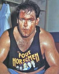 Tully Blanchard backstage after The Bunkhouse Stampede in 1988 :  r/SquaredCircle