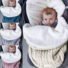 Thick Baby Swaddle Sleeping Bag Stroller Blanket Baby Sleeping Bag Newborn Sleeping Bag Baby Swaddle