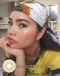 Карие линзы, EOS, Lottie Brown