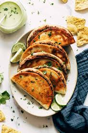 Maybe you would like to learn more about one of these? Crispy Black Bean Tacos With Cilantro Lime Sauce Recipe Pinch Of Yum