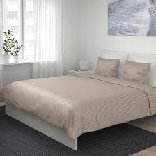 nattjasmin duvet cover and pillowcase s light beige full queen double queen ikea beige duvet covers duvet covers beige duvet