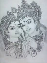 Radha Krishna In 2020 Krishna Radha Painting Radha Krishna Sketch Beauty Art Drawings