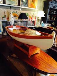Row Boat Coffee Table Hand Crafted Wooden Nautical Boat Decor Row Boat Coffee Table