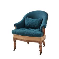 Assises Fauteuil Bleu Petrole Maison Du Monde Et Fauteuil