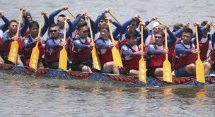 It is shaped and decorated in the form of a chinese dragon. Photos Taiwan S Dragon Boat Races Among Few To Be Held This Year Entertainment Photos Gulf News